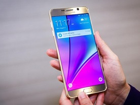 サムスンの「Galaxy Note 5」を写真で見る--5.7インチ、高級感あるデザイン